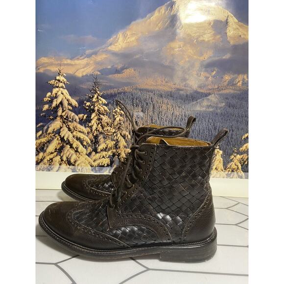 TAFT Saint Boot (Woven) in Espresso size 42 EU 10.5 US main image 4